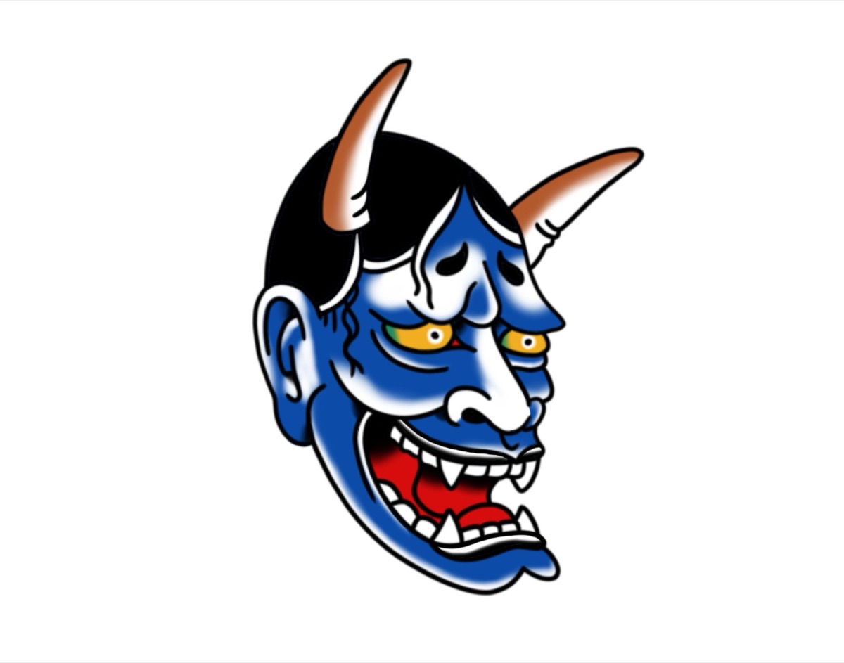 Oni Mask flash design