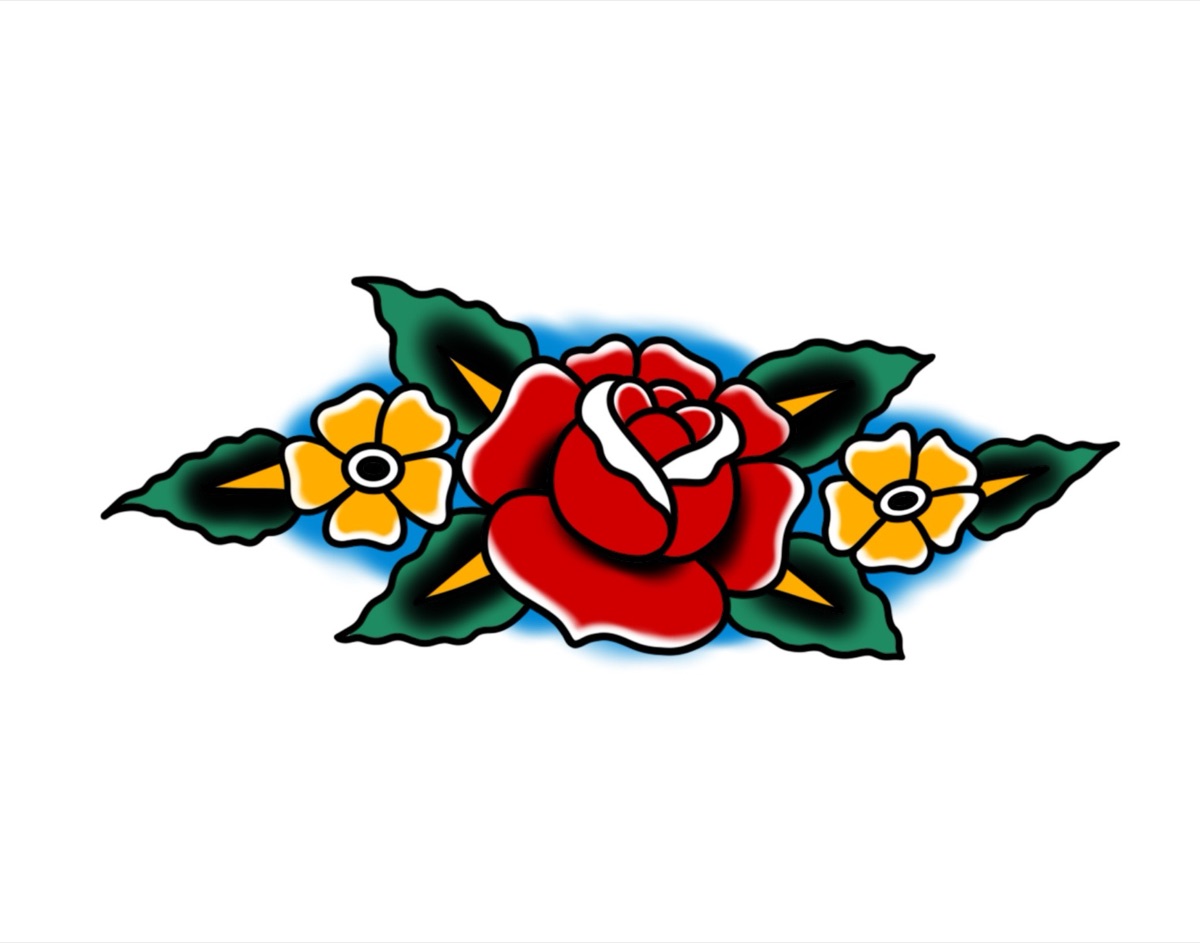 Rose and Flowers flash design