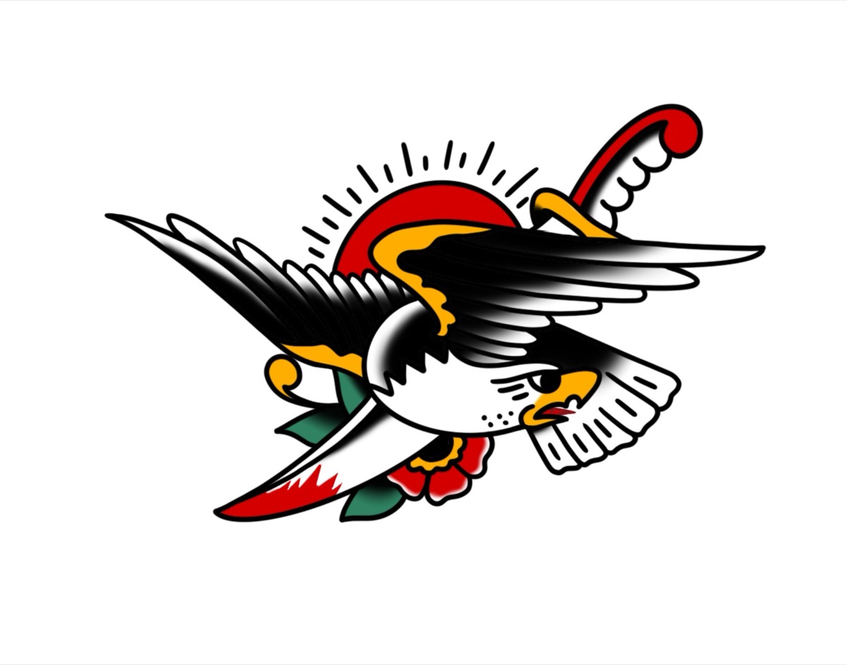 Eagle and Dagger flash design
