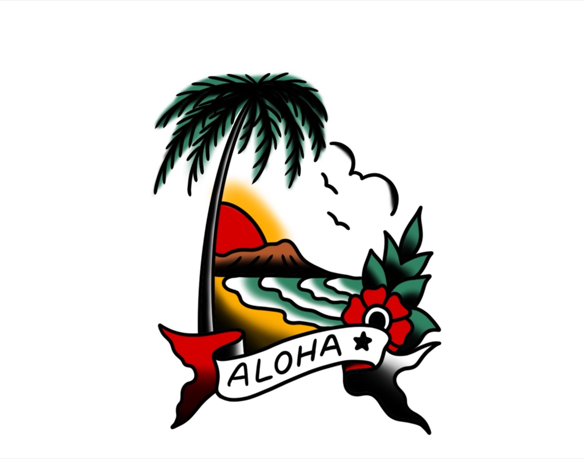 Aloha Beach Banner flash design