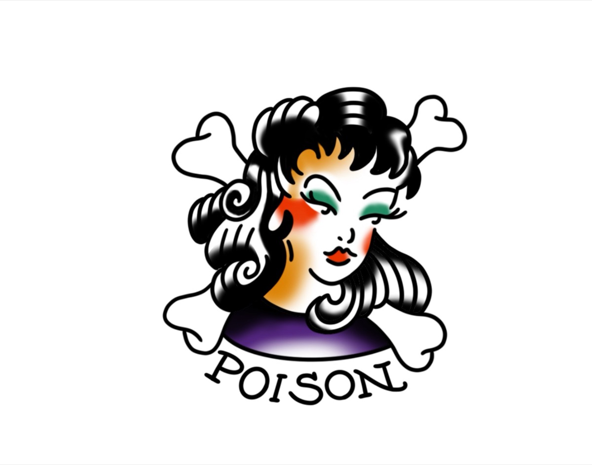Poison Girl flash design