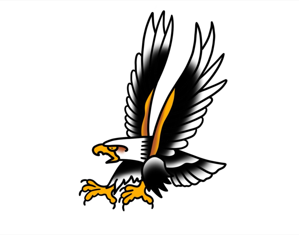 Eagle, Wings Up flash design
