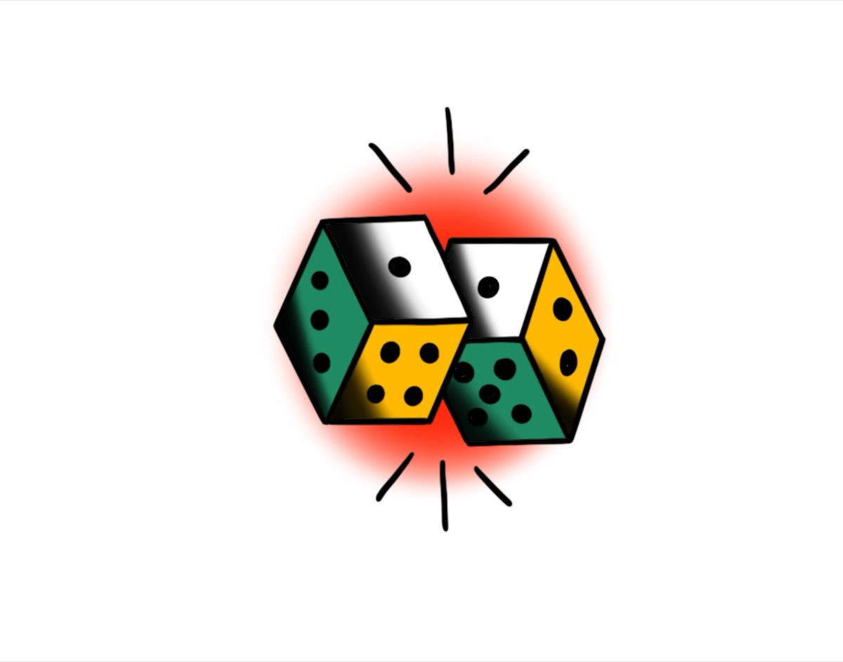 Dice flash design