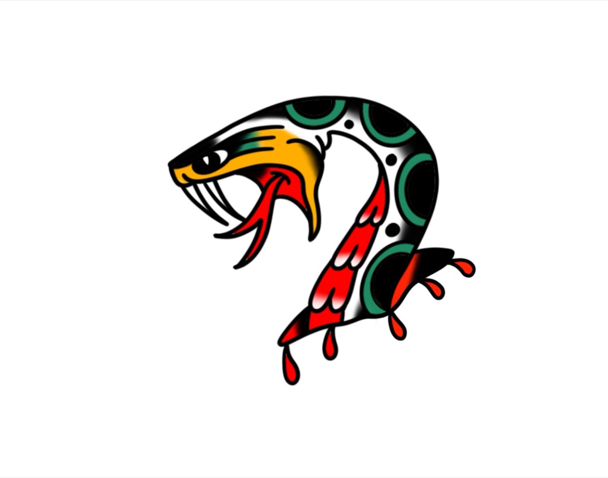 Snake Head flash design
