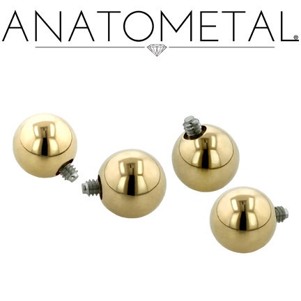 Anatometal Threaded Balls