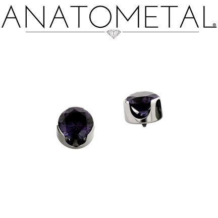 Anatometal Prong Set Threaded End