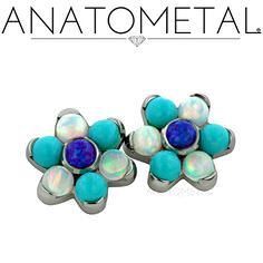 Anatometal 14g Flower Threaded End