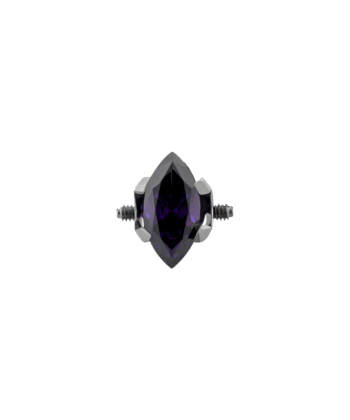 14g Double Threaded Gems Ti