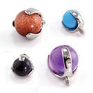 Prong Set Natural Stone Titanium