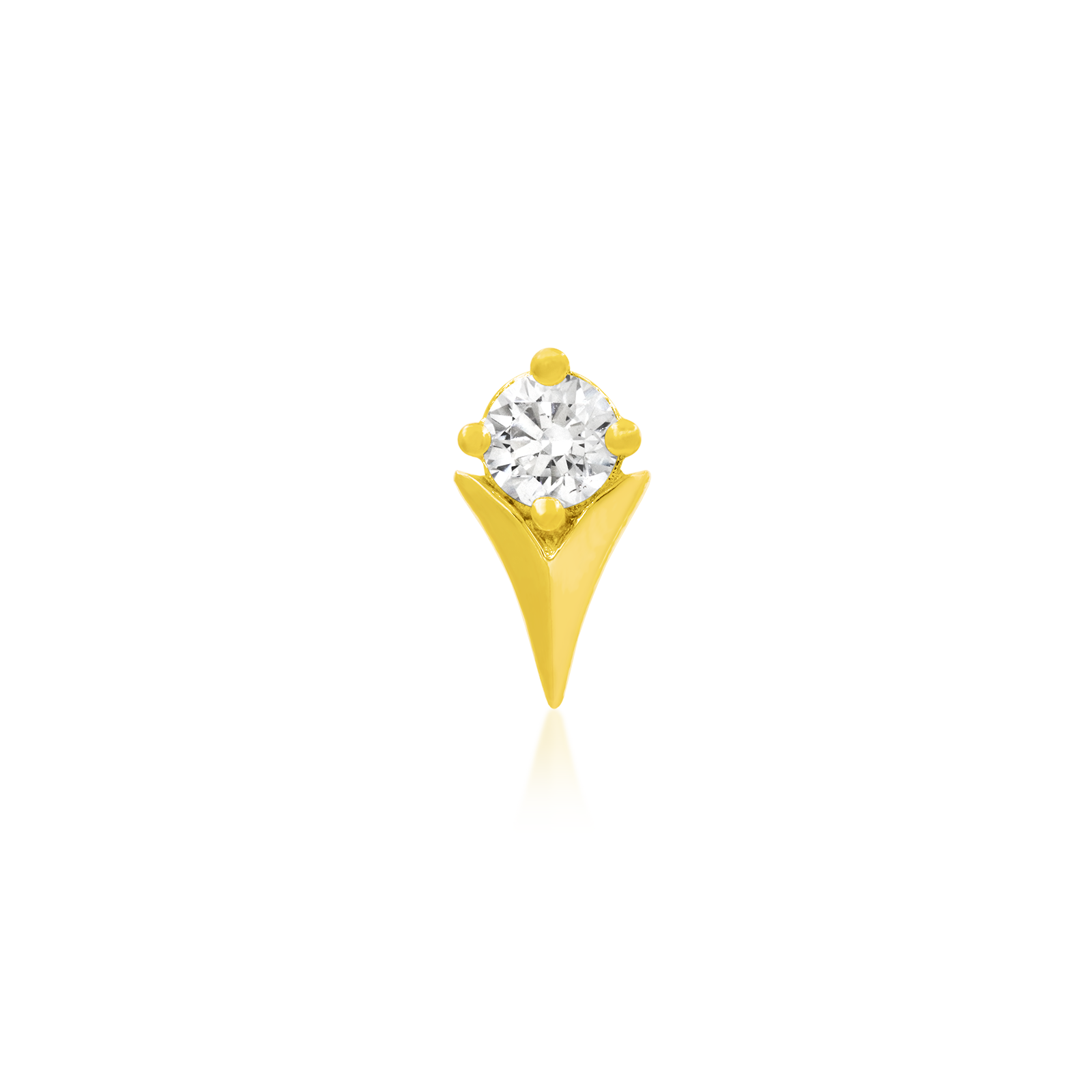 Junipurr Tulip with CZ stone
