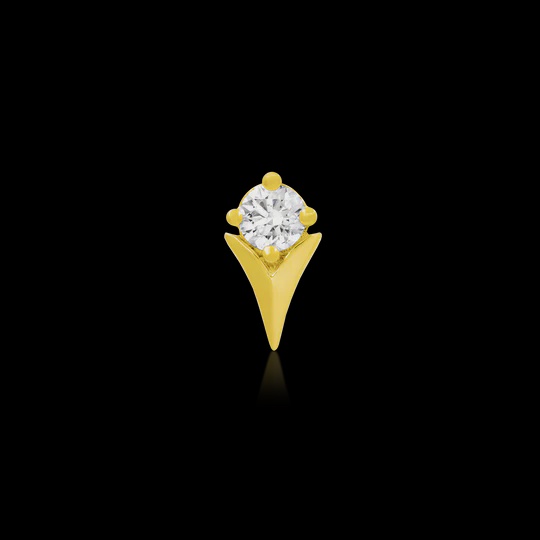 Junipurr Tulip with CZ stone