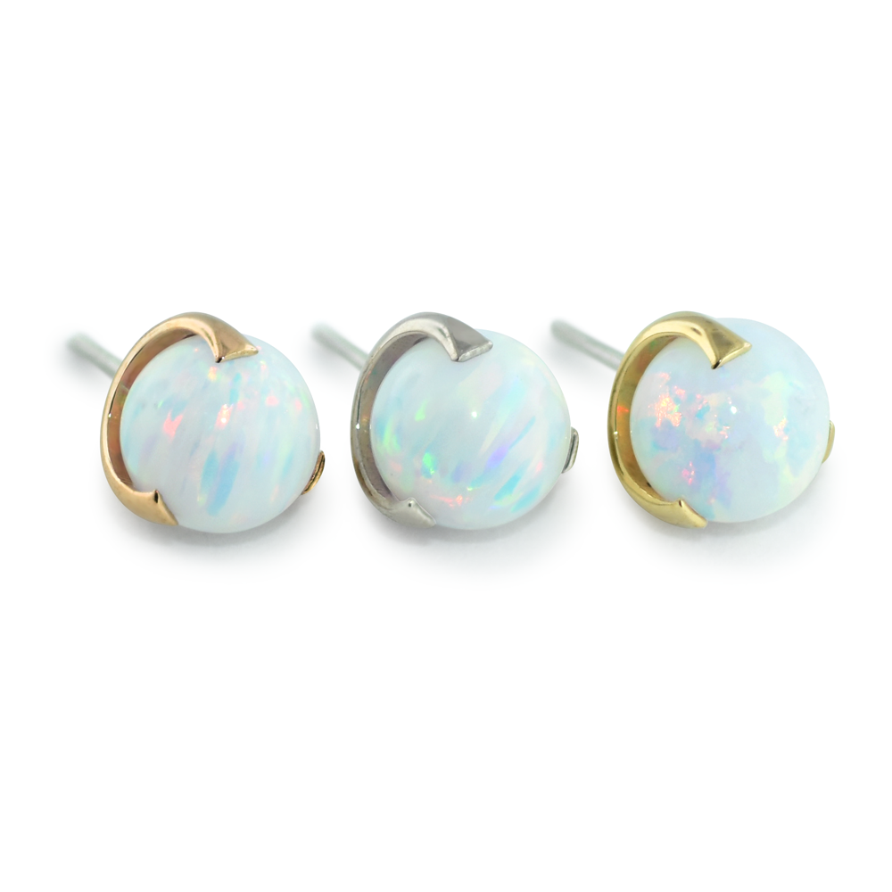 18k Gold Sphere Gem