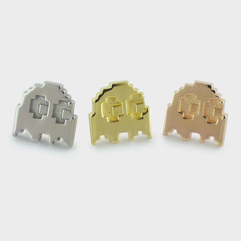 Halloween Gold 8 Bit Ghost 18k