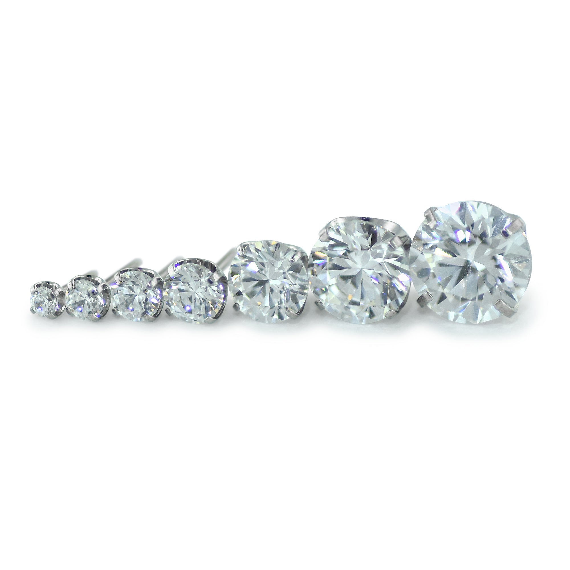 Neometal Ti Prong Gem End 4mm to 5mm