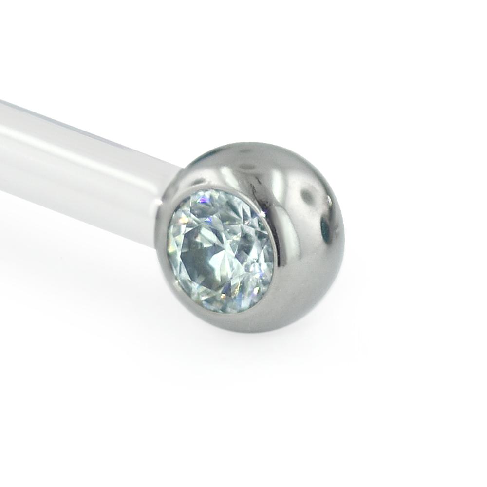 NeoMetal 3mm Side Set Threadless Faceted End