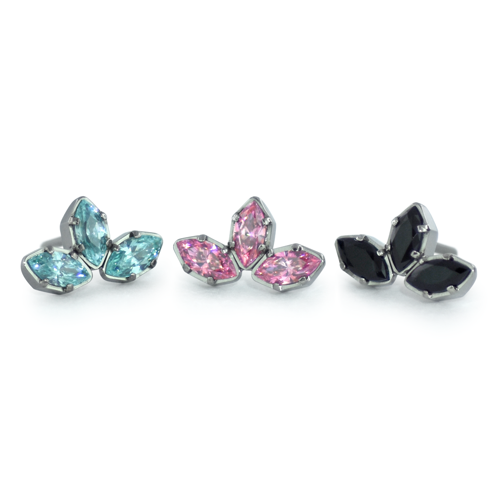 Titanium Marquise Cluster