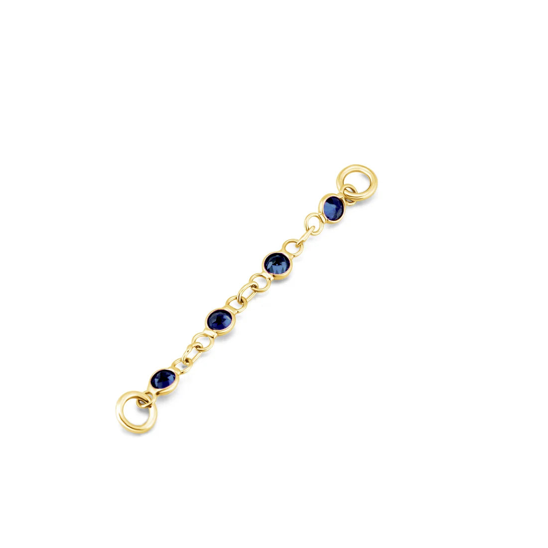 Norvoch Blue Sapphire Bezel Chain