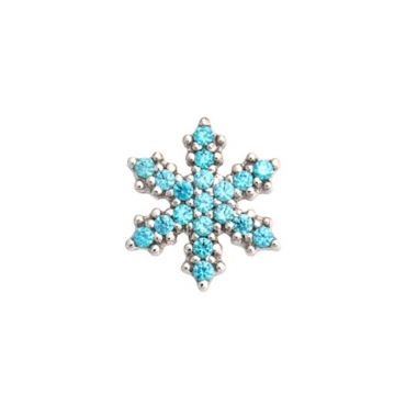 BVLA 8MM Micro Pave Snowflake