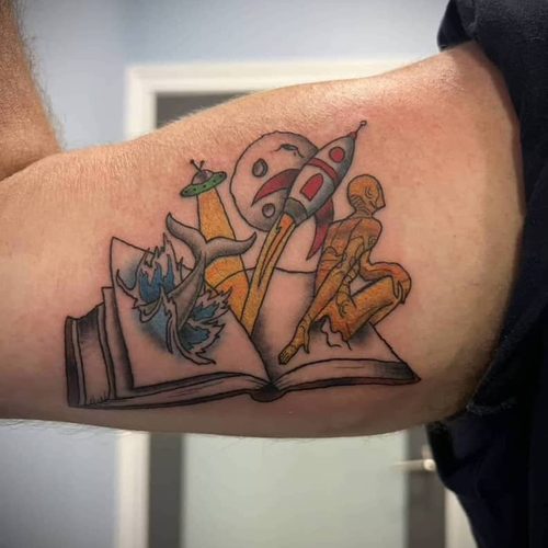 Eugene Gamit tattoos work