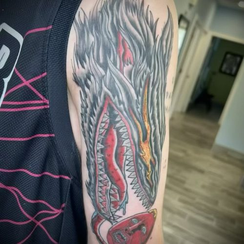 Eugene Gamit tattoos work