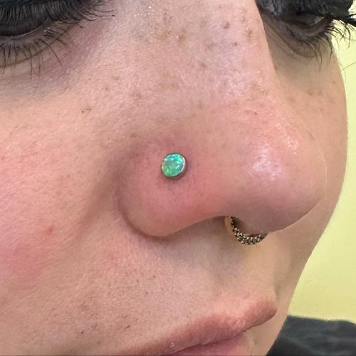 Jordan Dzialoski children's ear piercing work