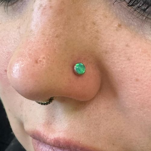 Jordan Dzialoski children's ear piercing work