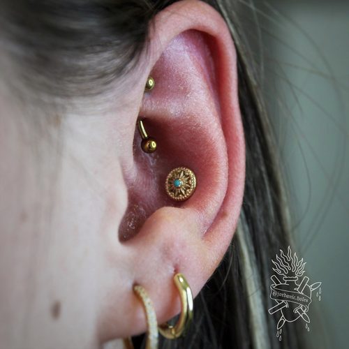 Jordan Dzialoski children's ear piercing work