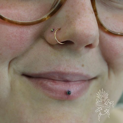 Jordan Dzialoski children's ear piercing work