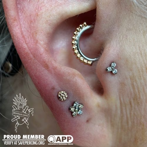 Jordan Dzialoski body piercing work · Jacksonville