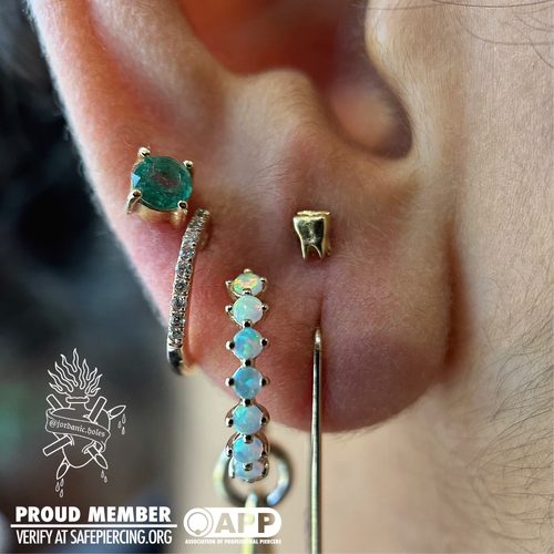 Jordan Dzialoski body piercing work · Jacksonville
