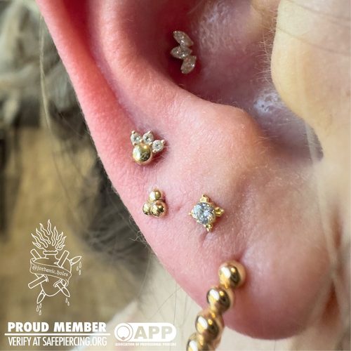Jordan Dzialoski body piercing work · Jacksonville